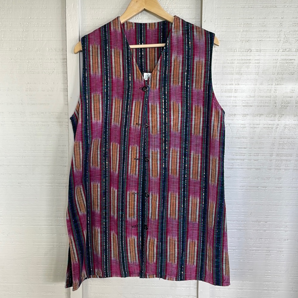 Woven Long Vest 🧵
